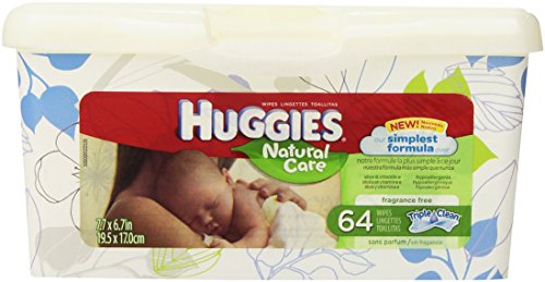 Huggies Natural Care sin aroma bebé Toallitas Tina - ct 64