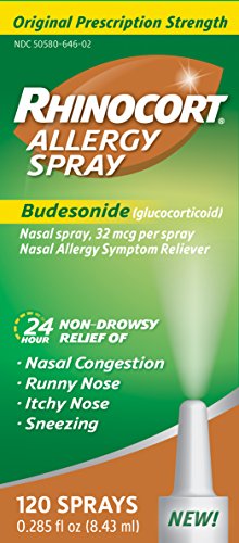 Alergia Rhinocort Spray, 0.285 onza líquida