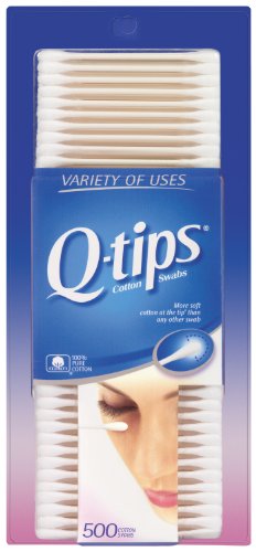 Copitos de algodón Q-tips, 500 contar (1 paquete)