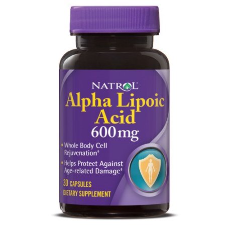 Natrol ácido alfa-lipoico 600 mg Cápsulas 30 Ct