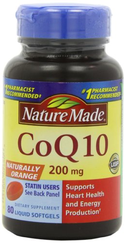 Naturaleza hizo Coq10 200 Mg, naturalmente naranja, valor tamaño, conteo de 80