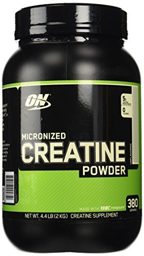 La nutrición óptima micronizado de creatina en polvo sin sabor - 2000 g (4,4 libras)