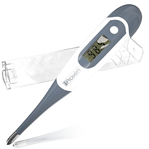 iProvèn Termómetro Digital DT-K117A Rectal Oral y axilar axilar medida de la temperatura del cuerpo