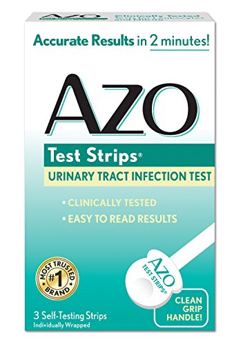 Tiras de prueba de infección urinaria AZO, caja 3-cuenta