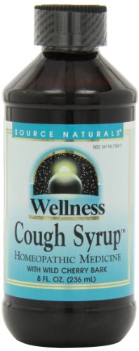 Source Naturals bienestar jarabe para la tos con corteza de cerezo silvestre, 8 onzas