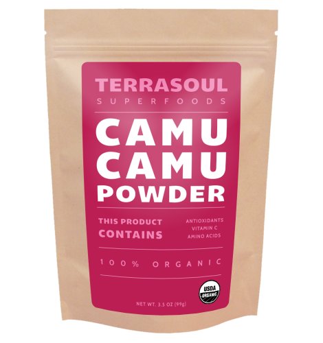 Terrasoul Superfoods Camu Camu en polvo (orgánicas), 3,5 onzas