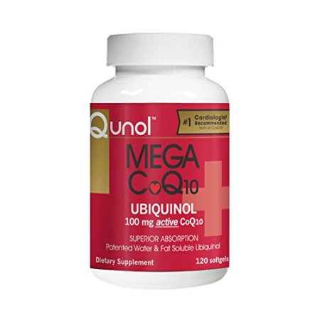 Qunol Mega CoQ10 Softgels, 100 mg, 120 Count