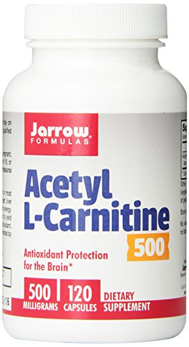 Jarrow Formulas acetil L-carnitina 500mg, 120 cuenta