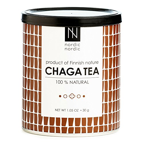 NordicNordic - la mano escogió té de Chaga seta, producto de Finlandia (Natural)