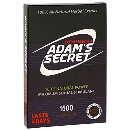 100% Natural Mejora del rendimiento de la libido masculina secreto 1500 de Adam 10 píldoras / pk