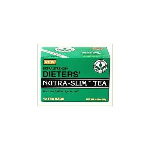 Nutra Slim té hojas Triple marca hacer dieta de la fuerza adicional - 12 bolsitas de té