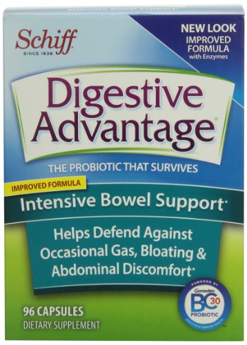 Ventaja digestiva intestinal intensivo apoyo, 96 cuentas cápsulas