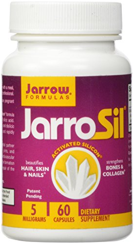 Jarrow Formulas Jarrosil 5 mg, embellece el cabello, piel y uñas 60 Caps vegetales