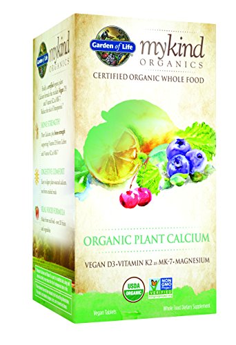 Jardín de la vida mykind orgánicos planta de calcio, 180 tableta orgánico