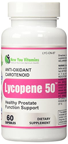 Apoyo próstata saludable licopeno licopeno-50 Super Fuerza Varonil 50mg 1 frasco 60 capsulas