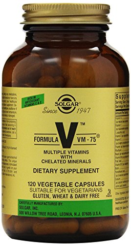 Solgar Formula VM-75 cápsulas vegetales, cuenta 120