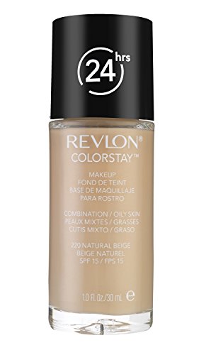 Revlon ColorStay maquillaje, pieles mixtas-grasas /, Beige Natural, 1 onza
