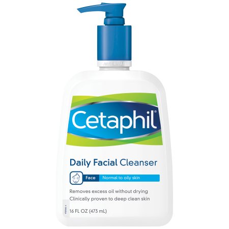 Cetaphil Piel Normal a Grasa Daily Facial Cleanser 160 onzas líquidas