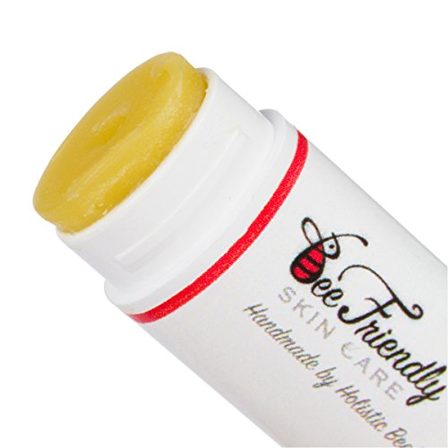 Bálsamo para los labios orgánico - 3 Pack de larga duración prima labio humectante por BeeFriendly cuidado de la piel - 100% ingredientes orgánicos naturales y 72%, labial máxima hidratación fórmula Stick Slim Pocket ajuste.15 oz