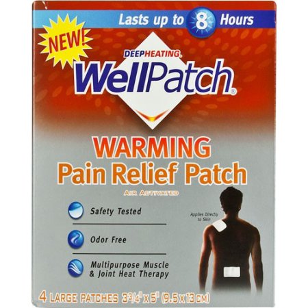 WellPatch Calentamiento Pain Relief Patch 4 Cada