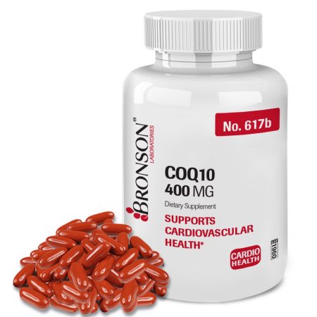 Bronson CoQ10 400 mg (coenzima Q-10) 60 Cápsulas Blandas