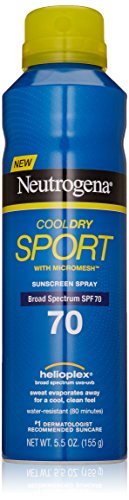 Cool de Neutrogena deporte seco protector solar Spray, SPF 70, 5,5 onzas