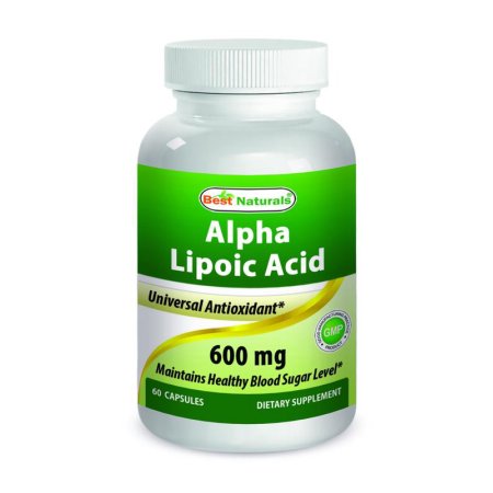 Best Naturals ácido alfa lipoico 600 mg 60 Cápsulas