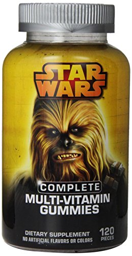 Héroe de Star Wars completa multi-vitamina gomitas, cuenta 120