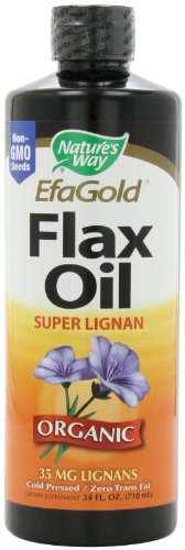 Forma aceite de linaza Super Lignan de la naturaleza, 24 onzas