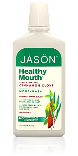 JASON Natural saludable la boca enjuague bucal natural contra bacterias 16,0 oz