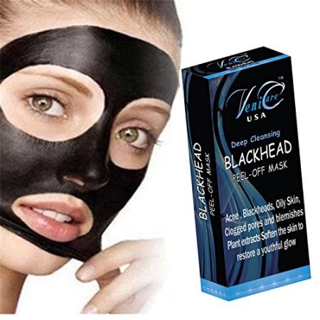 VeniCare de la espinilla del acné Remover Peel barro limpieza profunda contra el envejecimiento facial de la máscara - 2 PAQUETE