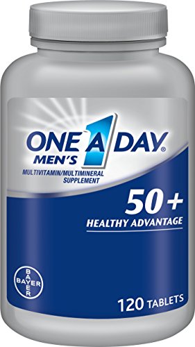 Uno 50 Plus un día hombres ventaja multi-vitaminas, cuenta 120