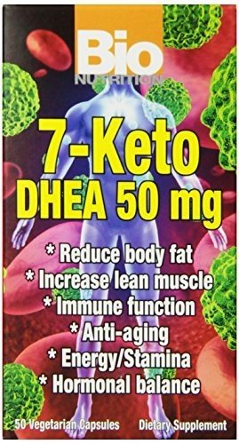 Bio nutrición 7-keto Dhea - 50 Veg cápsulas, 50 Mg paquete de 2