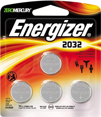 Energizer Cr2032 de 3 v moneda de litio, cuenta 4