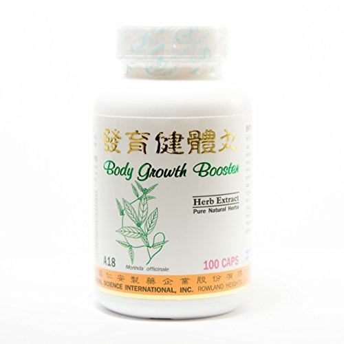 Cuerpo crecimiento Booster suplemento dietético 500mg 100 cápsulas (Fa Yu Jian Ti Wan) 100% hierbas naturales