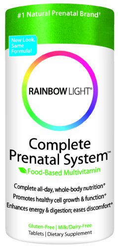 Arco iris luz completa Prenatal sistema alimento basado en tabletas 180 tabletas
