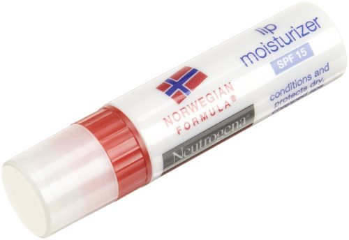 Crema hidratante labial fórmula Noruega de Neutrogena, SPF 15, 0,15 onzas (paquete de 8)