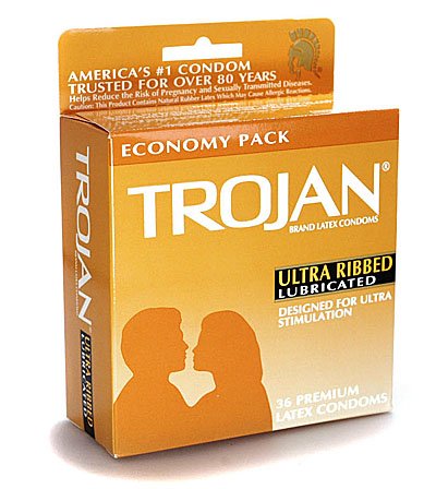 Trojan Ultra acanalado - condones lubricados, 36 pack,(Trojan)
