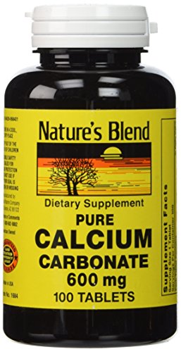 Puro carbonato de calcio 600 mg 100 Tabs