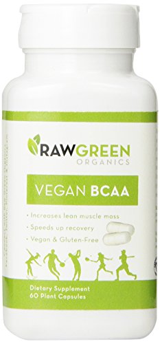 Crudo verde orgánicos vegano BCAA dieta suplemento 60 vegetales cápsulas
