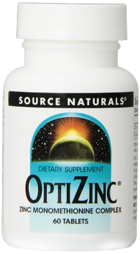 Source Naturals Monometionina de Zinc Optizinc 30mg, 60 comprimidos