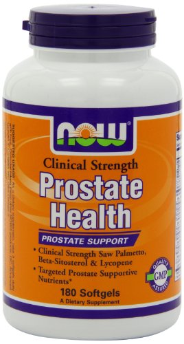 Ahora alimentos fuerza clínica salud de la próstata, Soft-gel, 180-Conde