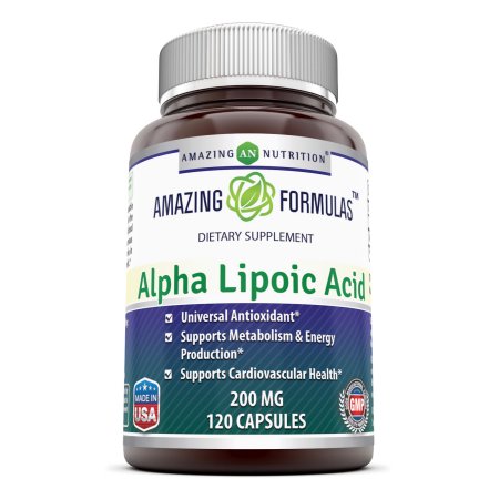 Amazing Formulas ácido alfa lipoico - 200 mg 120 Cápsulas