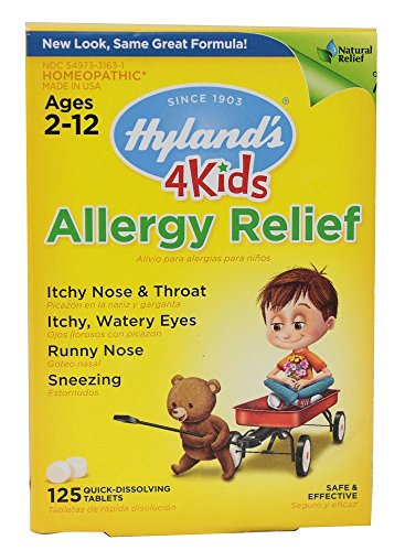 Alergia alivio 4 niños rápida de Hyland's disolver Tabs, ct 125