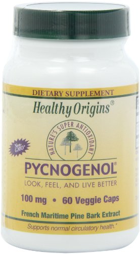 Inició sanos Pycnogenol vegetarianos cápsulas, 100 mg, 60 Count