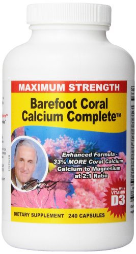 Calcio de Coral descalzo completa 240 cápsulas