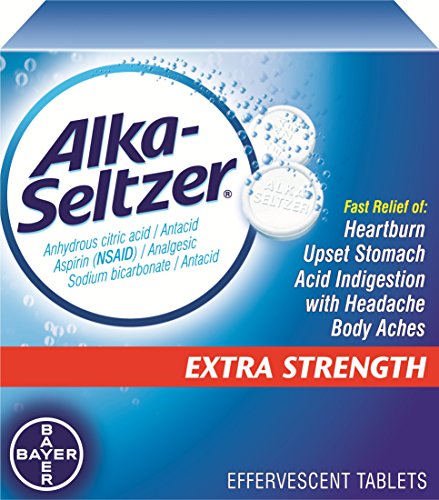 Alka-seltzer Extra fuerte, 24-cuenta