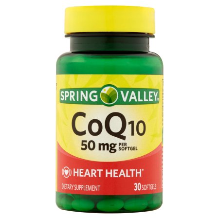 Spring Valley Co Q-10 Softgels, 50 mg, 30 recuento