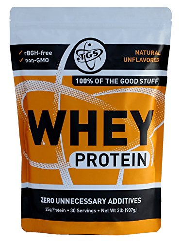 TGS nutrición 100% Whey Protein, Natural sin sabor, 2 libras