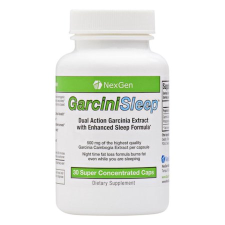 GarciniSleep - Garcinia 500 mg por cápsula 60% HCA. Nocturnas pastillas para adelgazar Garcinia libre de estimulantes para la p